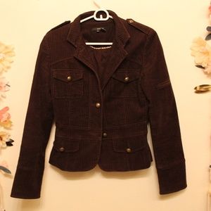 Zara Basic Brown Suede Blazer/Jacket